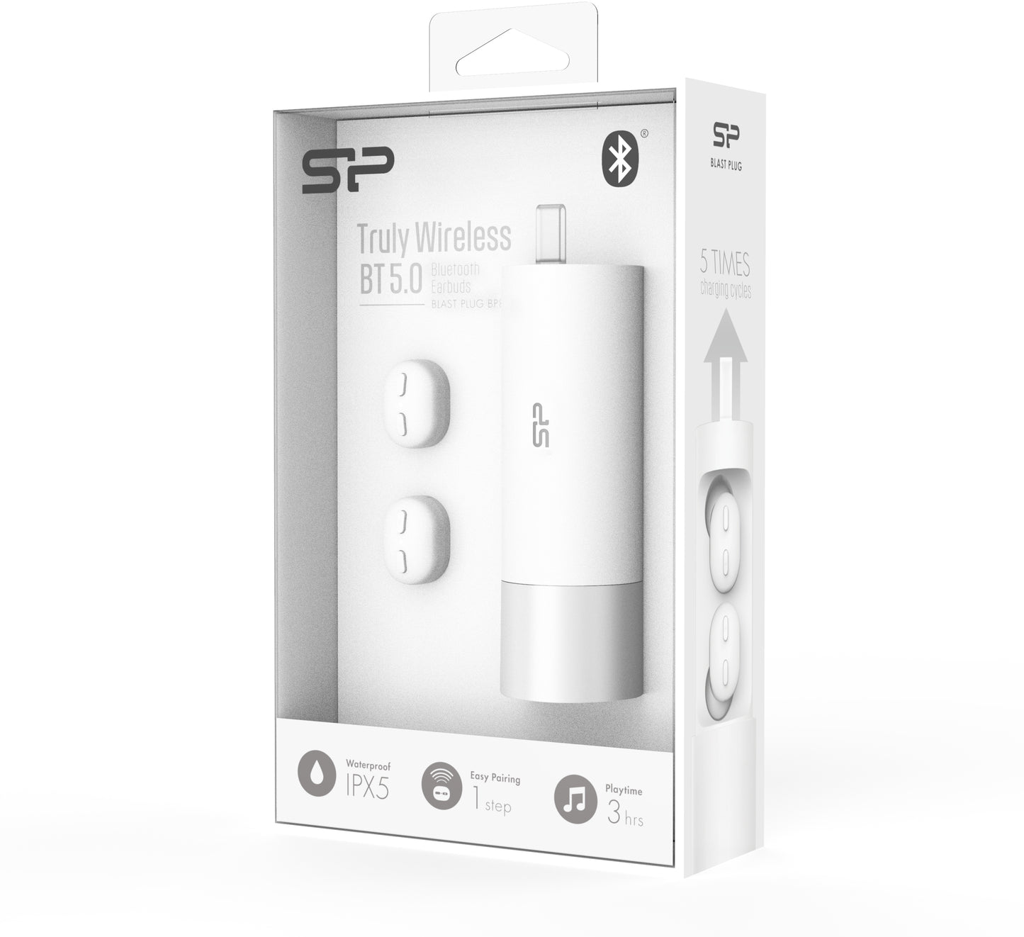 Silicon Power Bp81 Silicon Power Tws Bluetooth Stereo Earbuds White