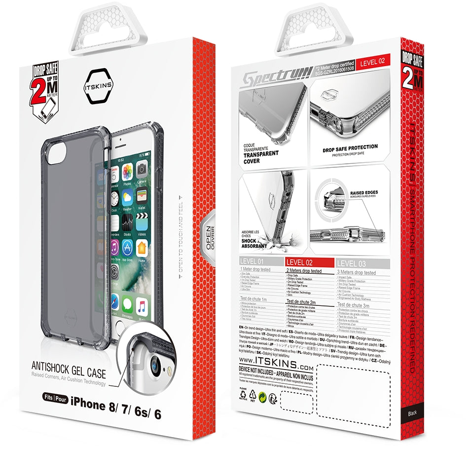 Itskins Level 2 Spectrumclear For Apple Iphone 6/6S/7/8/Se (2020/2022) Smoke