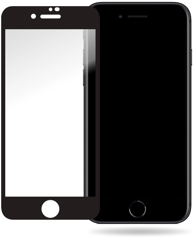 Mobilize Glass Screen Protector - Black Frame - Apple Iphone 7/8/Se (2020/2022)