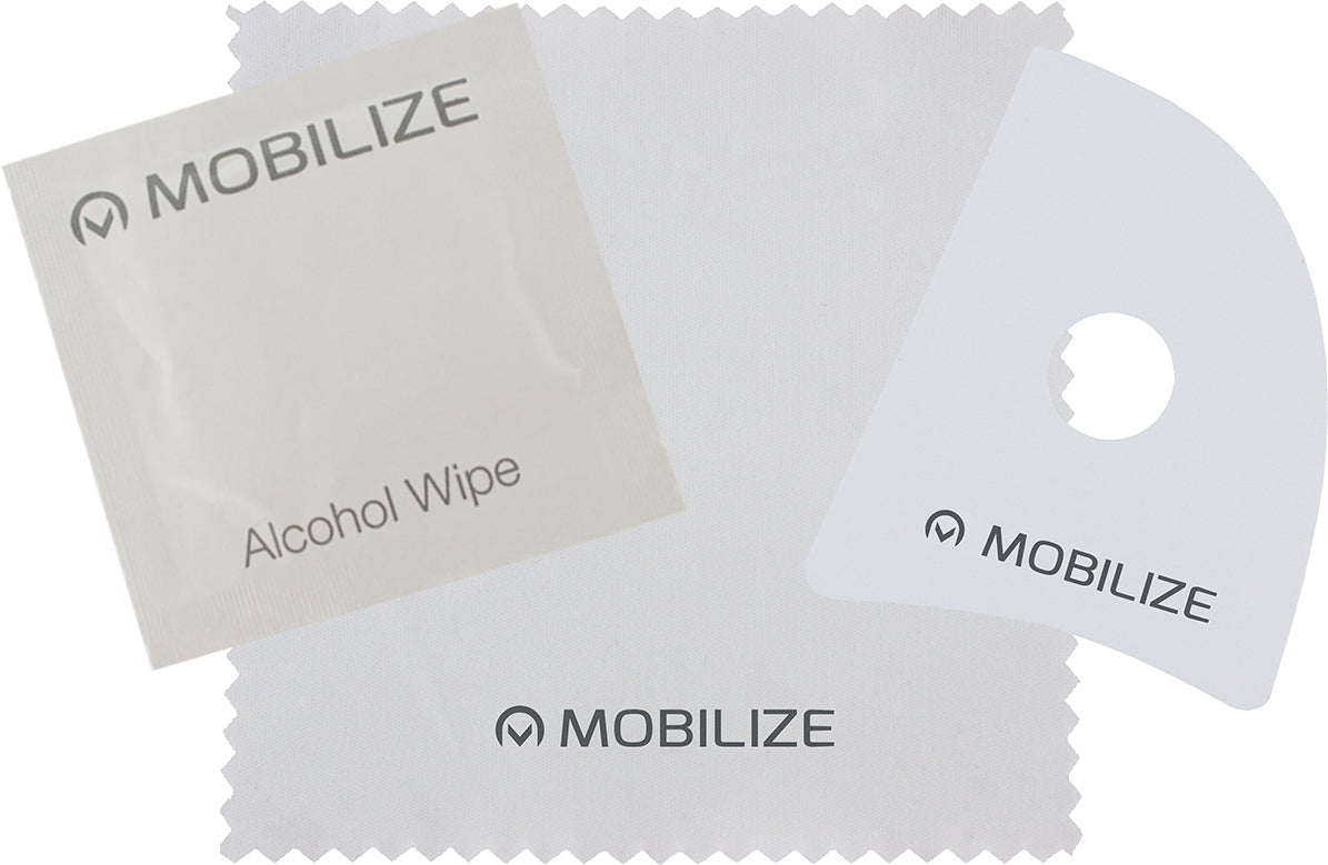 Mobilize Glass Screen Protector - Black Frame - Samsung Galaxy A41