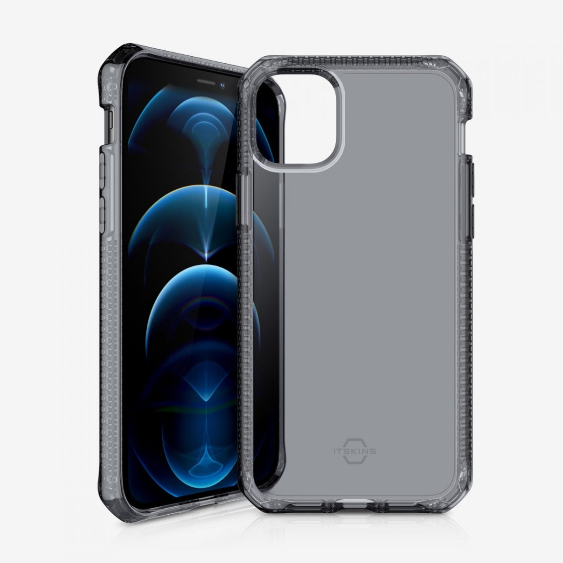 Itskins Level 2 Spectrumclear For Apple Iphone 12/12 Pro Smoke