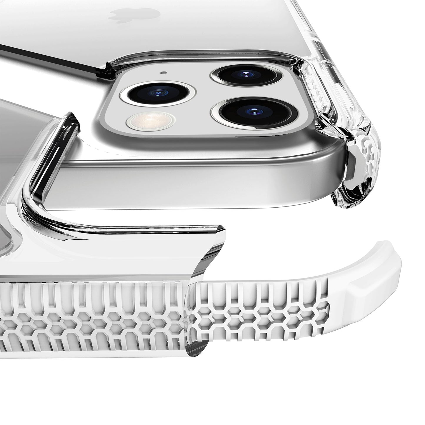 Itskins Level 3 Supremeclear For Apple Iphone 12/12 Pro White/Transparent
