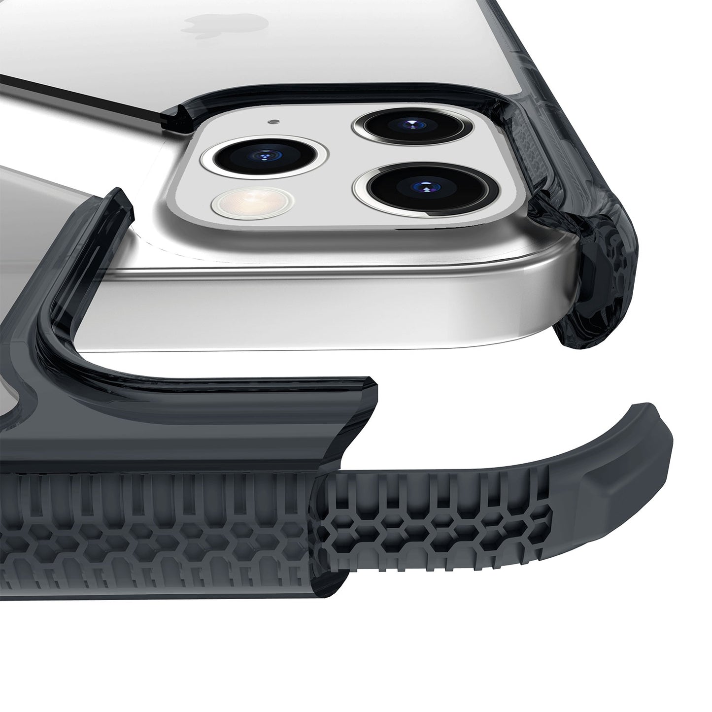 Itskins Level 3 Supremeclear For Apple Iphone 12/12 Pro Smoke/Transparent