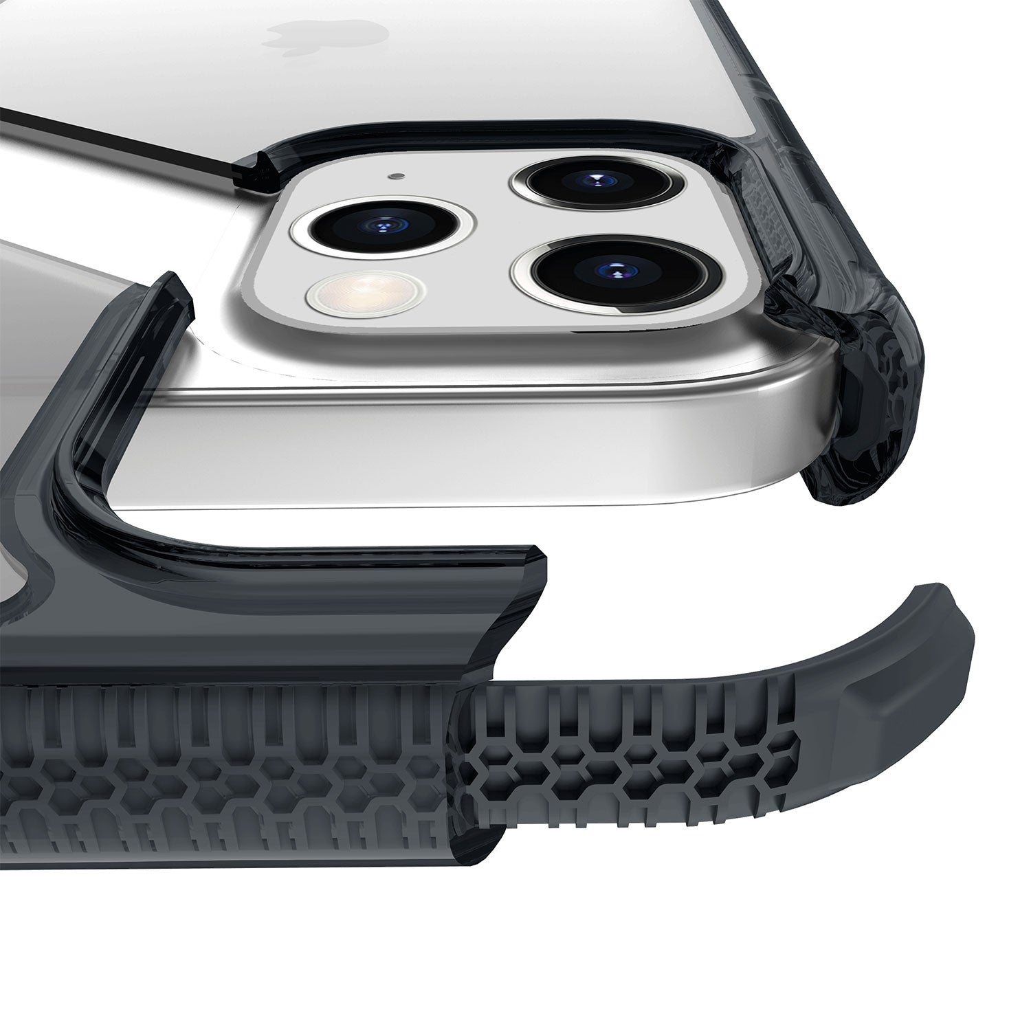 Itskins Level 3 Supremeclear For Apple Iphone 12/12 Pro Smoke/Transparent