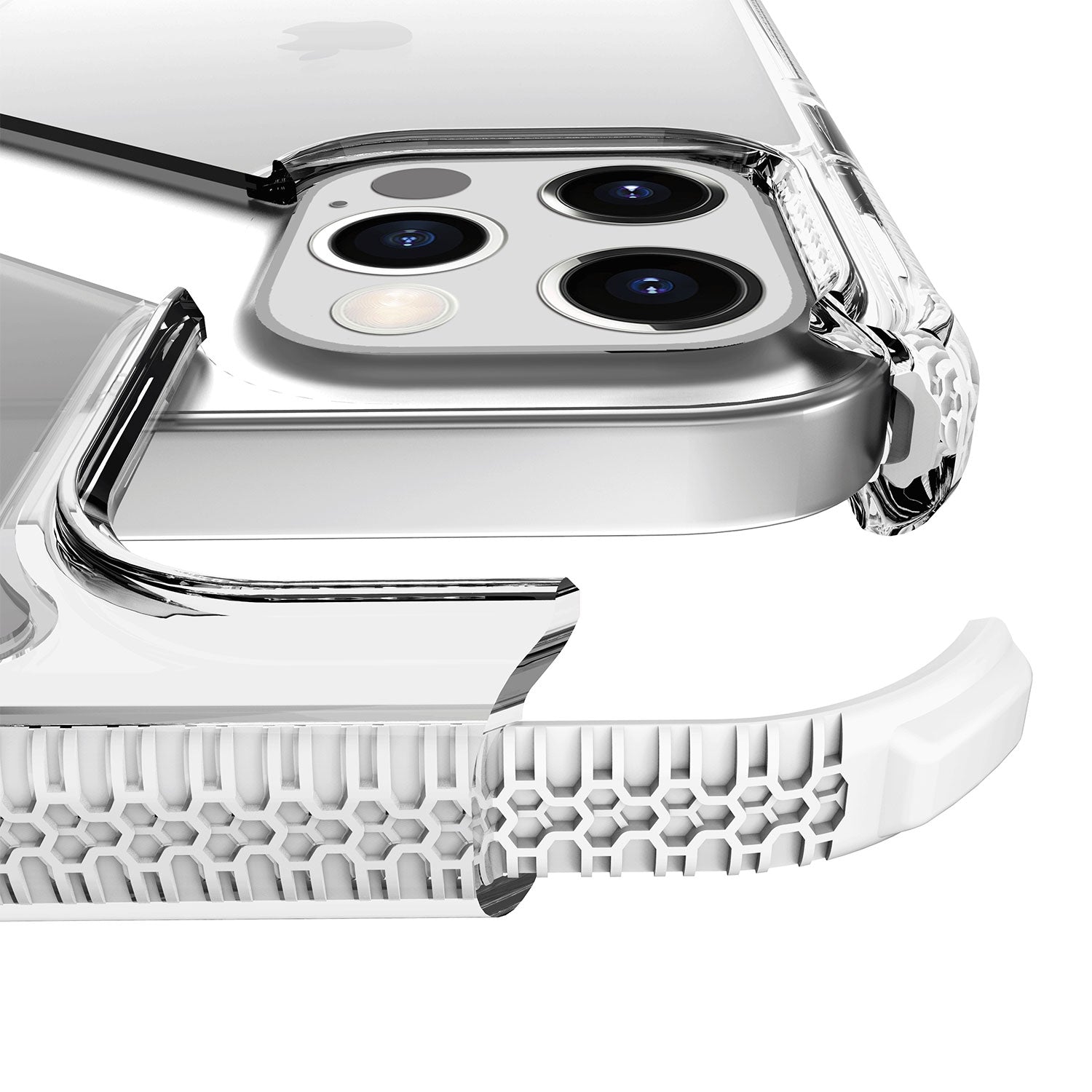 Itskins Level 3 Supremeclear For Apple Iphone 12 Pro Max White/Transparent