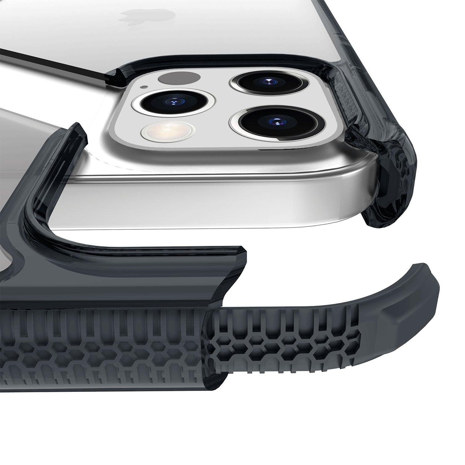 Itskins Level 3 Supremeclear For Apple Iphone 12 Pro Max Smoke/Transparent