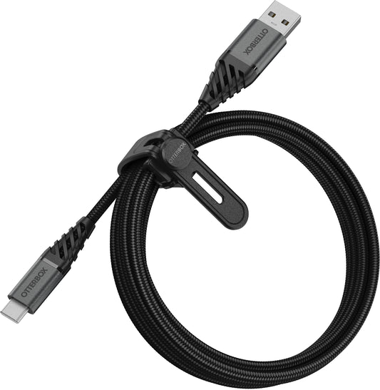 Otterbox Nylon Braided Charge/Sync Cable Usb-C 2M Black