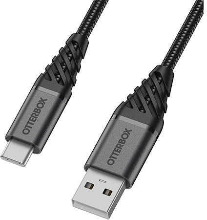 Otterbox Nylon Braided Charge/Sync Cable Usb-C 3M Black