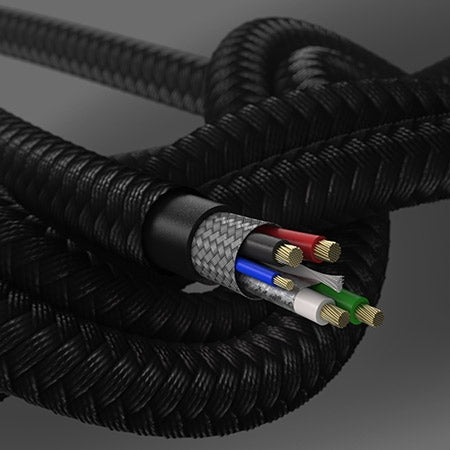 Otterbox Nylon Braided Charge/Sync Cable Usb-C 3M Black