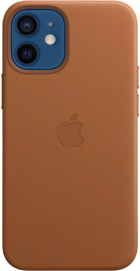 Apple Mhk93Zm/A Apple Leather Case With Magsafe Iphone 12 Mini Saddle Brown