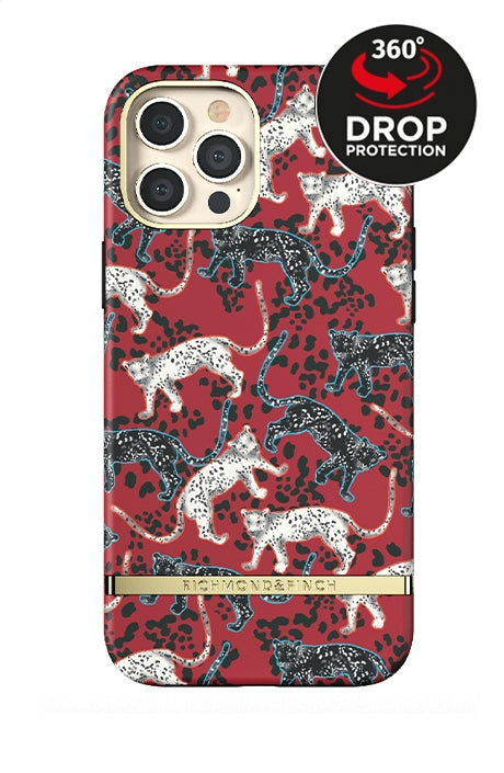 Richmond & Finch Freedom Series One-Piece Apple Iphone 12 Pro Max Samba Red Leopard