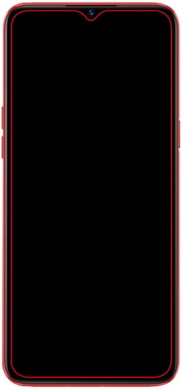 Mobilize Glass Screen Protector - Black Frame - Realme C3