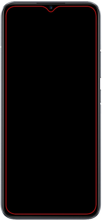Mobilize Glass Screen Protector - Black Frame - Realme 7I/C11/C12/C15