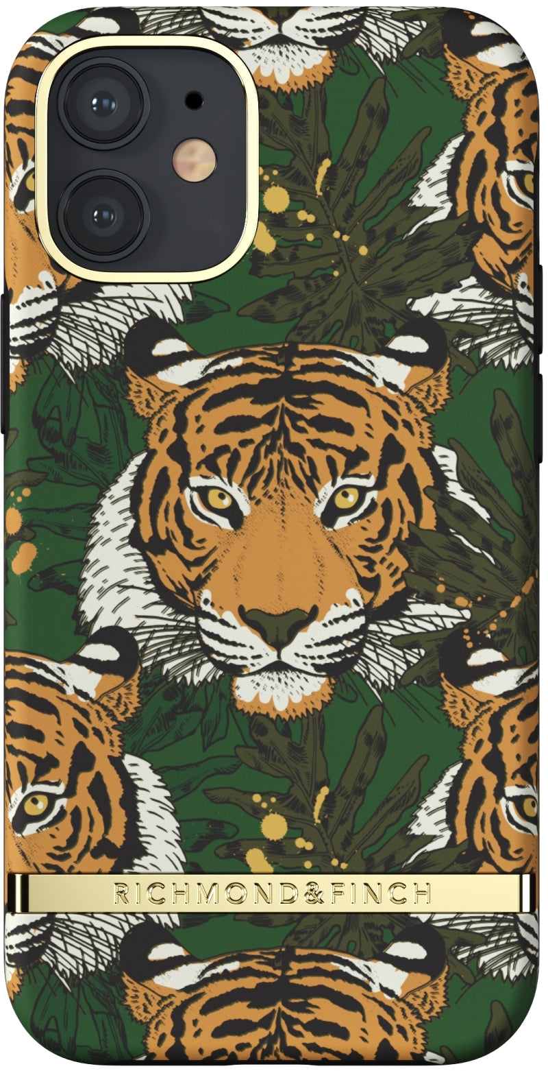 Richmond & Finch Freedom Series One-Piece Apple Iphone 12 Mini Green Tiger