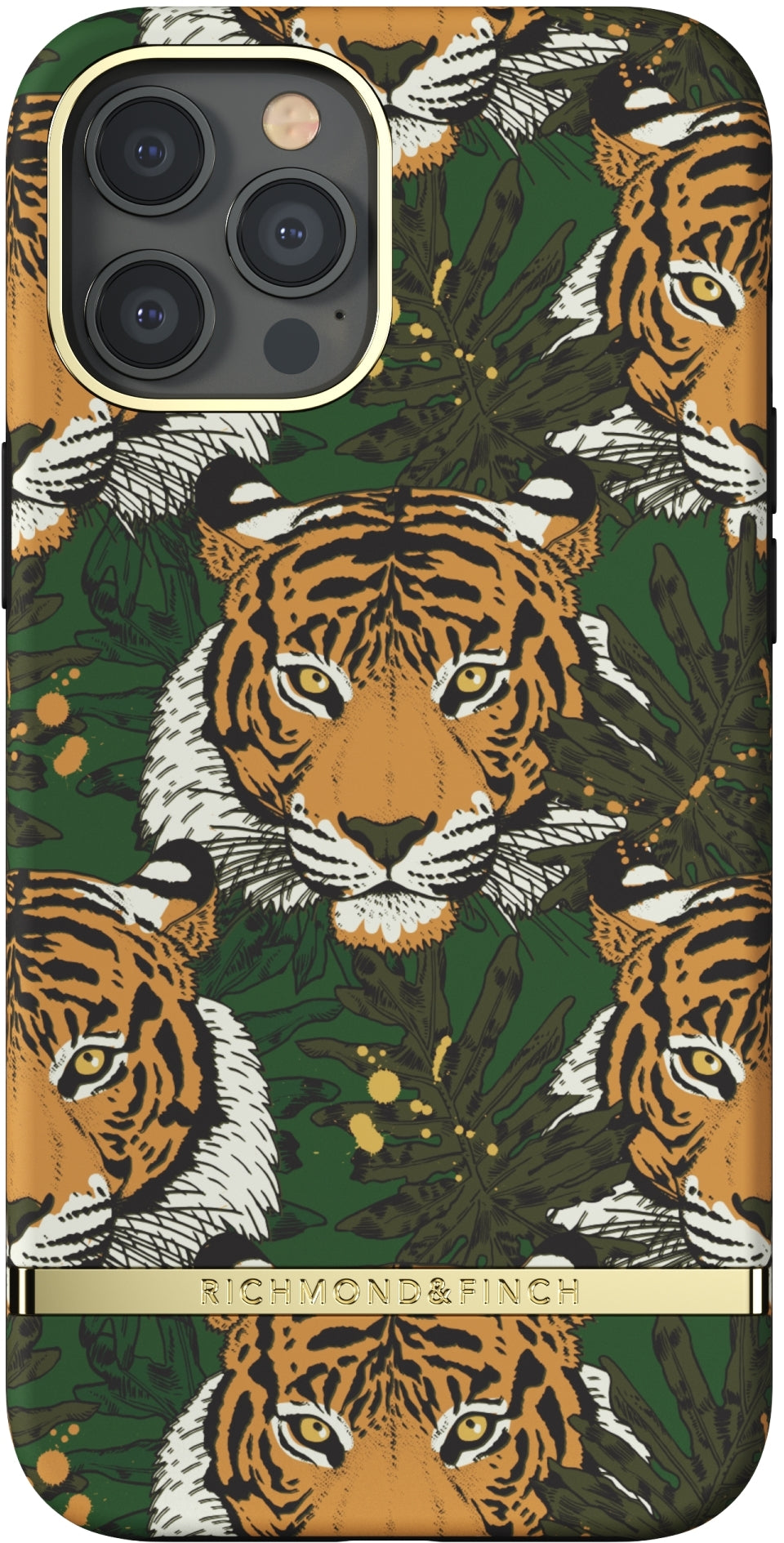 Richmond & Finch Freedom Series One-Piece Apple Iphone 12 Pro Max Green Tiger
