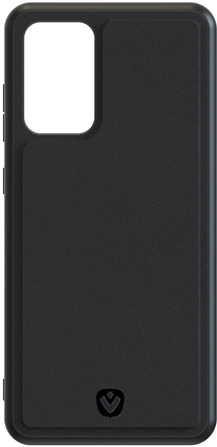 Valenta Leather Back Cover Snap Samsung Galaxy A02S Black