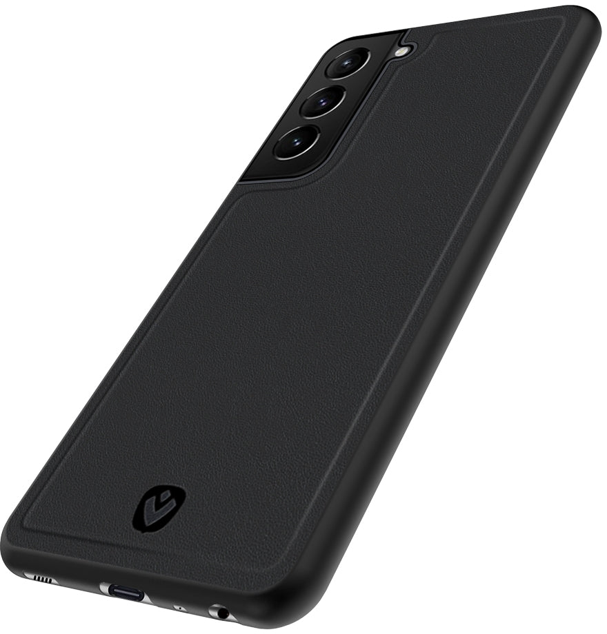 Valenta Leather Back Cover Snap Samsung Galaxy A42/A42 5G Black