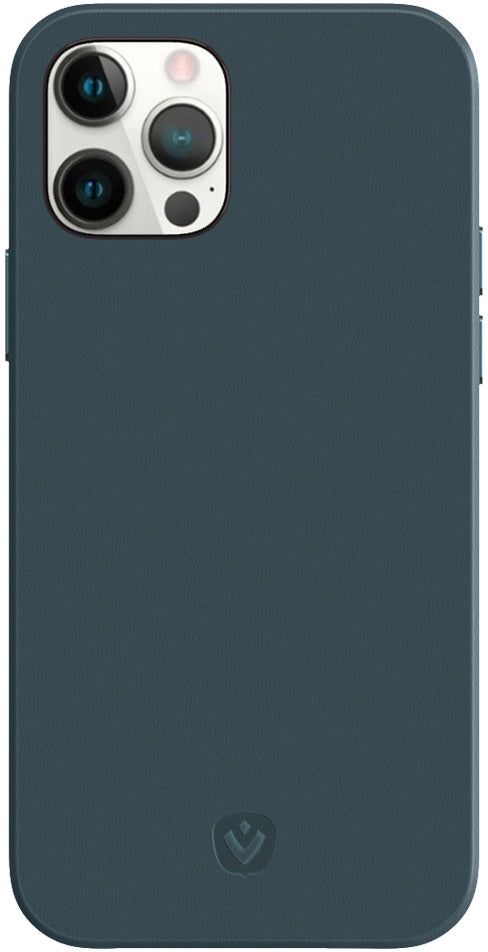 Valenta Leather Back Cover Snap Luxe Apple Iphone 12/12 Pro Blue