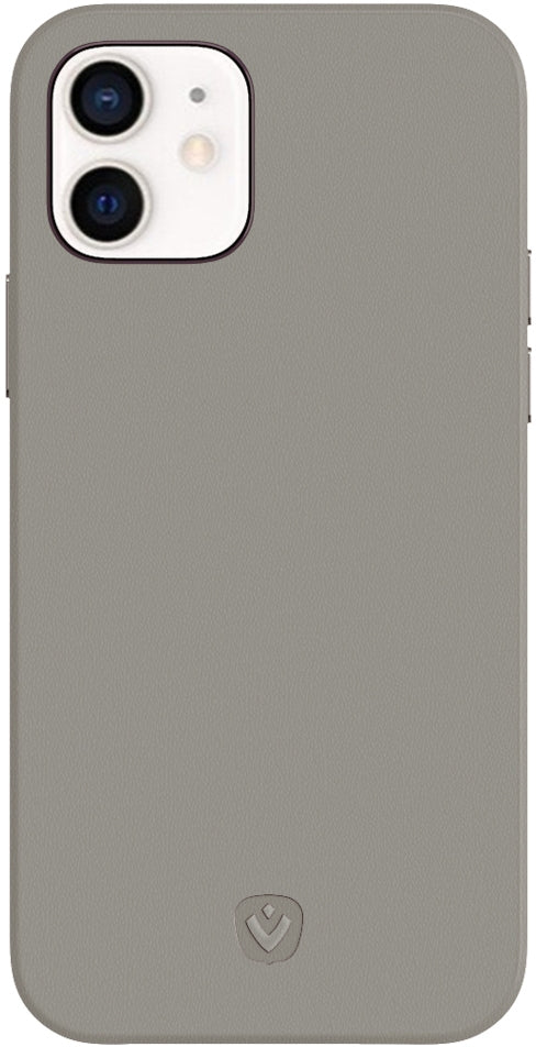 Valenta Leather Back Cover Snap Luxe Apple Iphone 12 Mini Grey