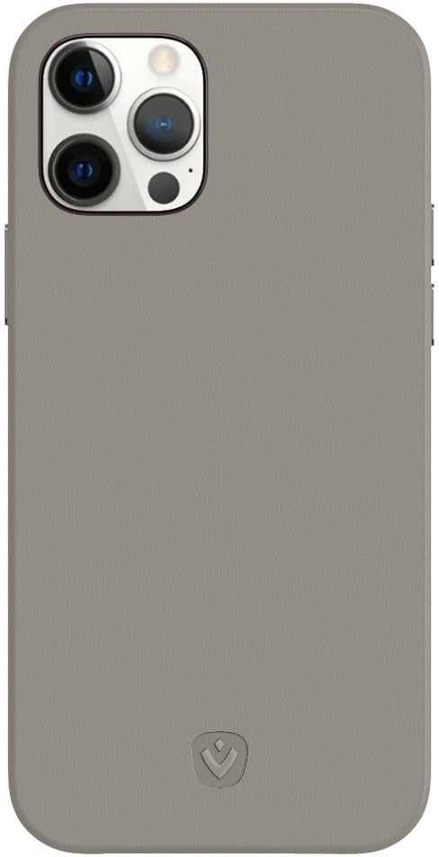 Valenta Leather Back Cover Snap Luxe Apple Iphone 12 Pro Max Grey