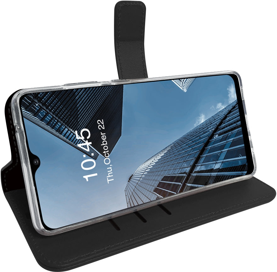 Valenta Book Case Gel Skin Samsung Galaxy A02S Black