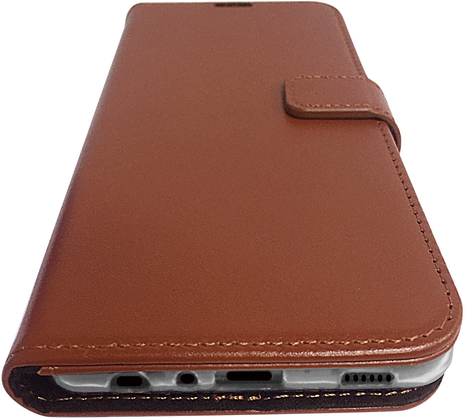 Valenta Book Case Gel Skin Samsung Galaxy A02S Brown