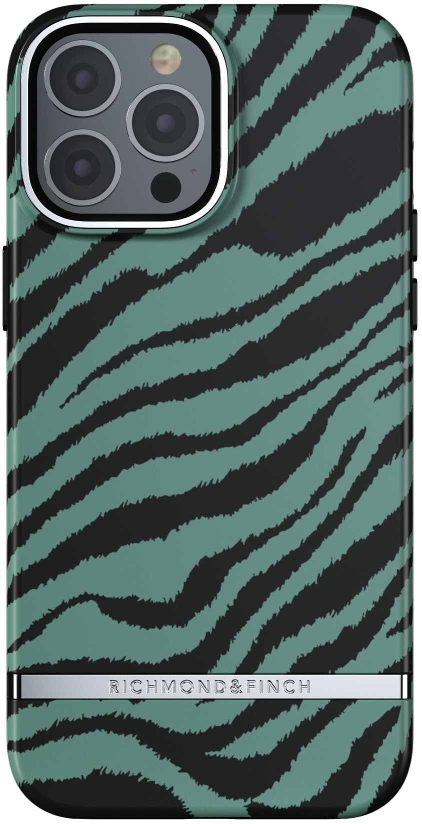 Richmond & Finch Freedom Series One-Piece Apple Iphone 13 Pro Max Emerald Zebra