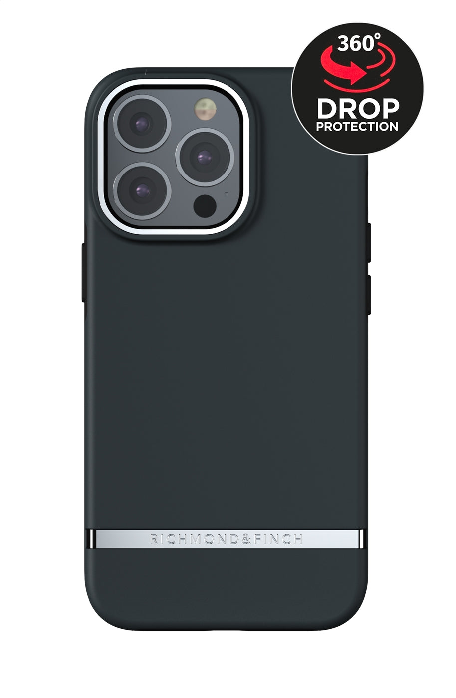 Richmond & Finch Freedom Series One-Piece Apple Iphone 13 Pro Black Out