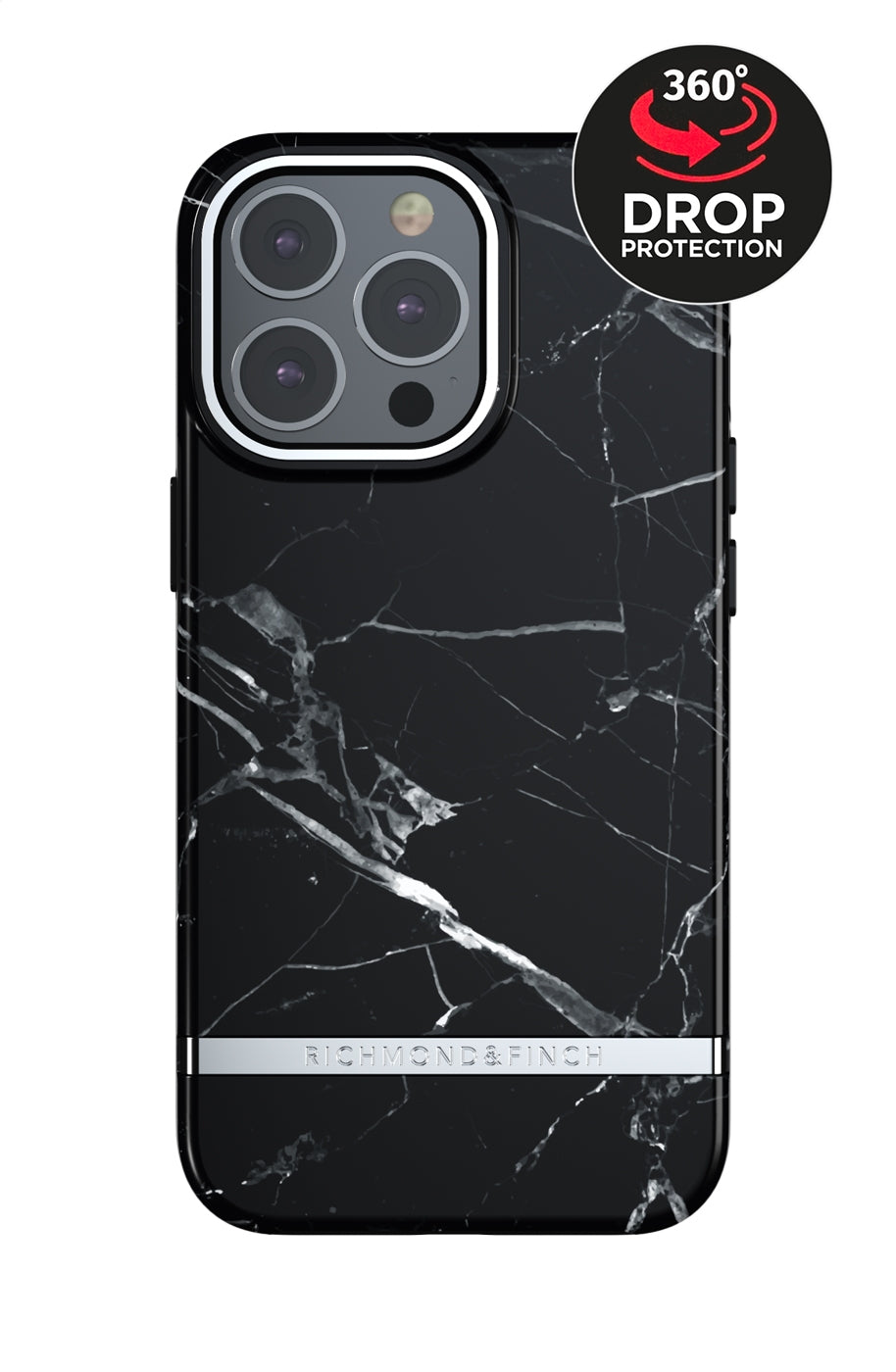 Richmond & Finch Freedom Series One-Piece Apple Iphone 13 Pro Black Marble