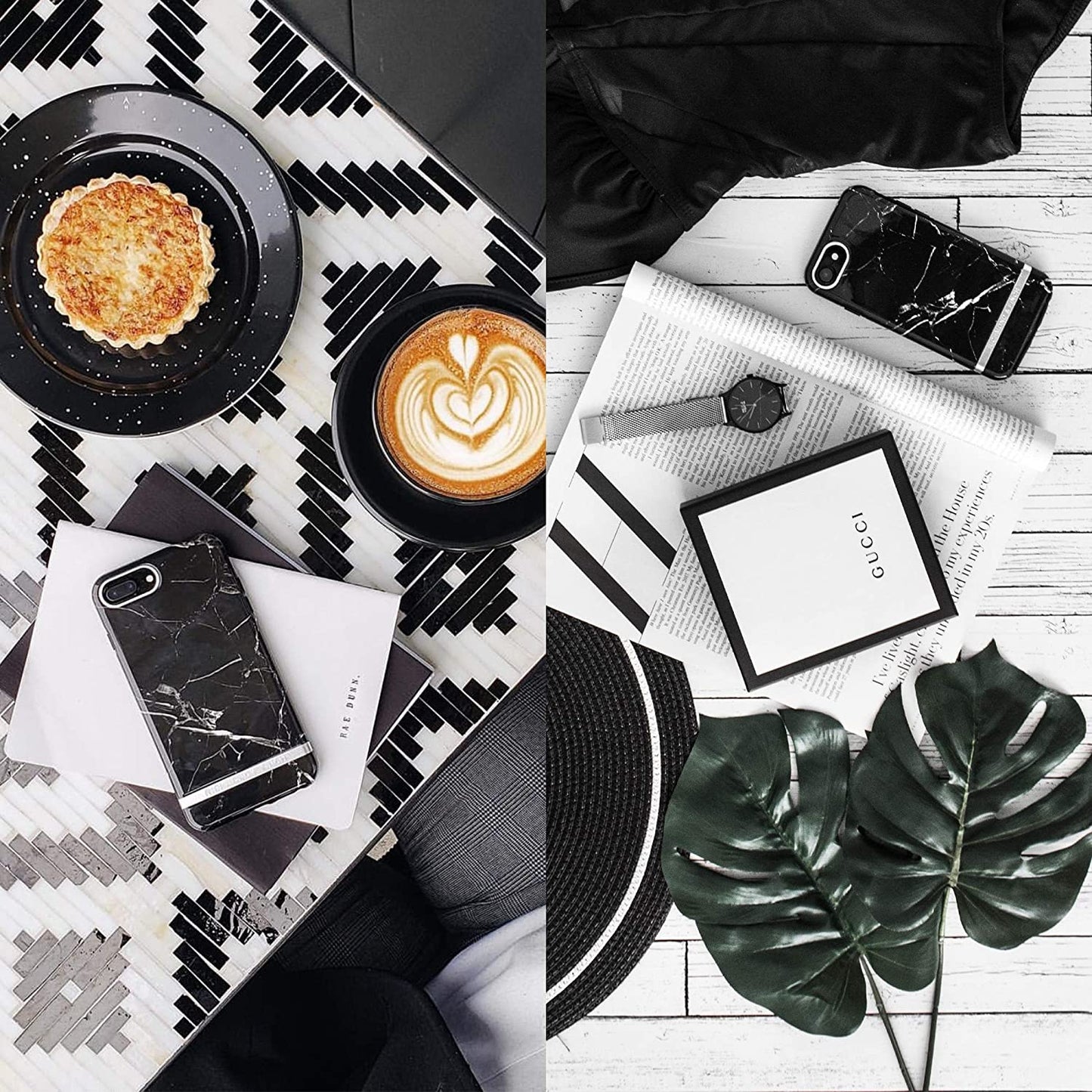 Richmond & Finch Freedom Series One-Piece Apple Iphone 13 Pro Black Marble