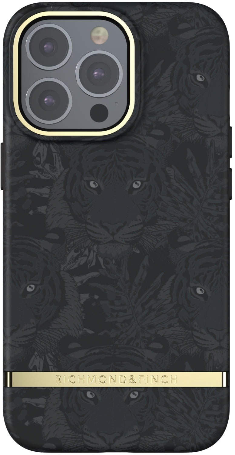 Richmond & Finch Freedom Series One-Piece Apple Iphone 13 Pro Black Tiger