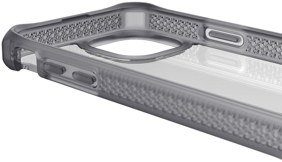 Itskins Level 2 Hybridfrost For Apple Iphone 13 Pro Max Transparent Black