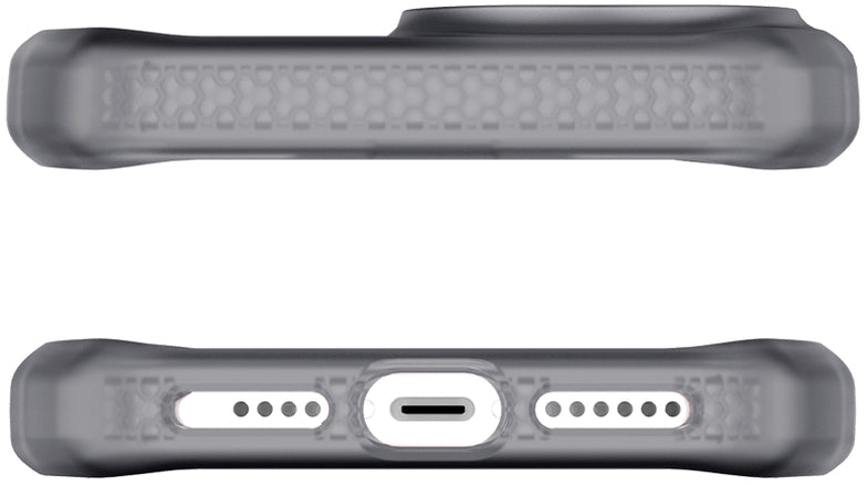 Itskins Level 2 Hybridfrost For Apple Iphone 13 Pro Max Transparent Black