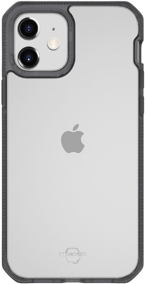 Itskins Level 2 Hybridfrost For Apple Iphone 12 Mini Transparent Black