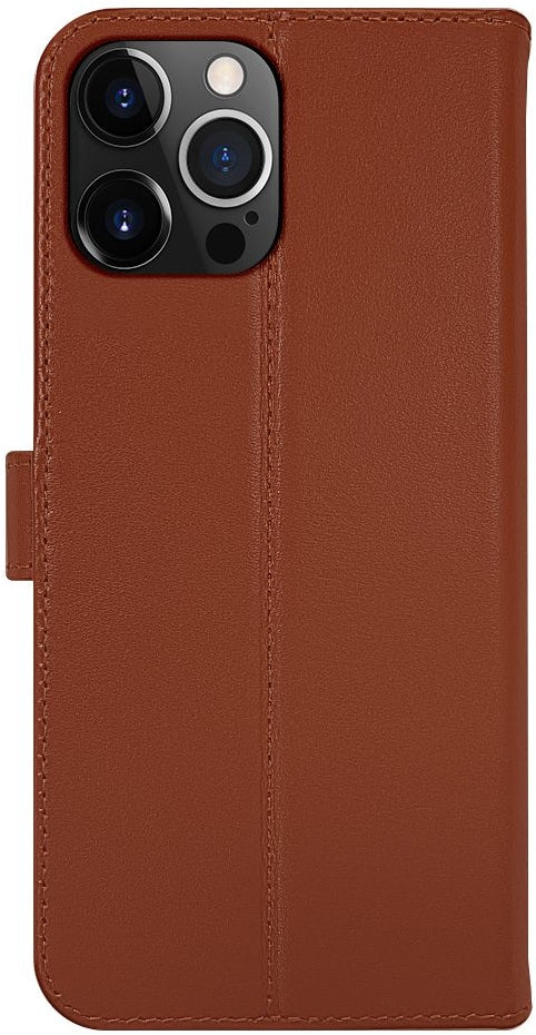 Valenta Book Case Gel Skin Apple Iphone 13 Pro Max Brown