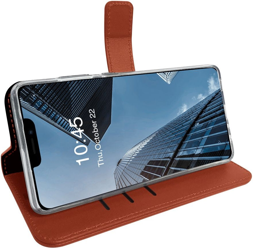Valenta Book Case Gel Skin Apple Iphone 13 Pro Max Brown