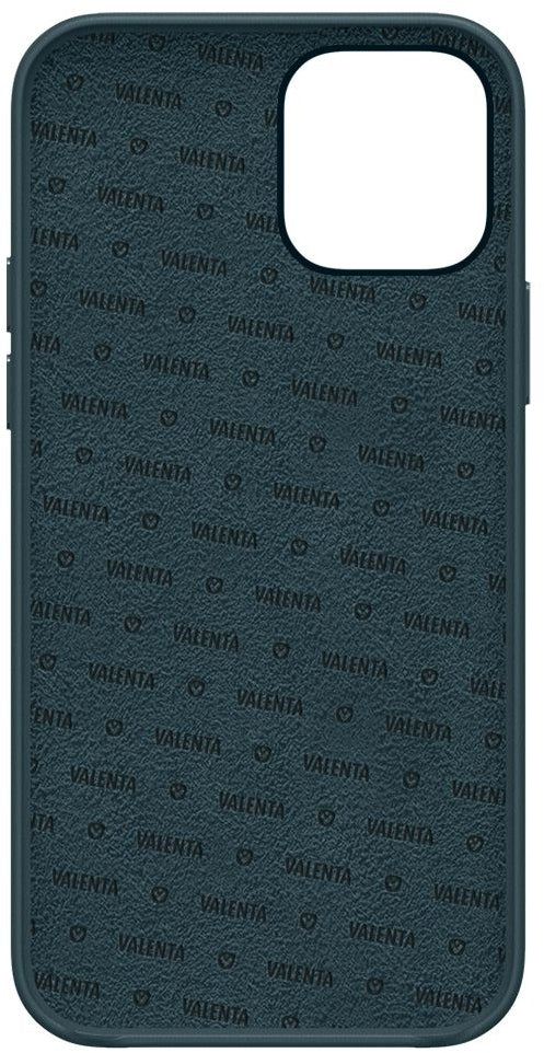 Valenta Leather Back Cover Snap Luxe Apple Iphone 13 Mini Blue