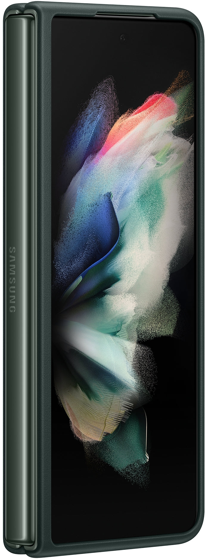 Samsung Ef-Vf926Lgegww Samsung Leather Cover Galaxy Z Fold3 Green