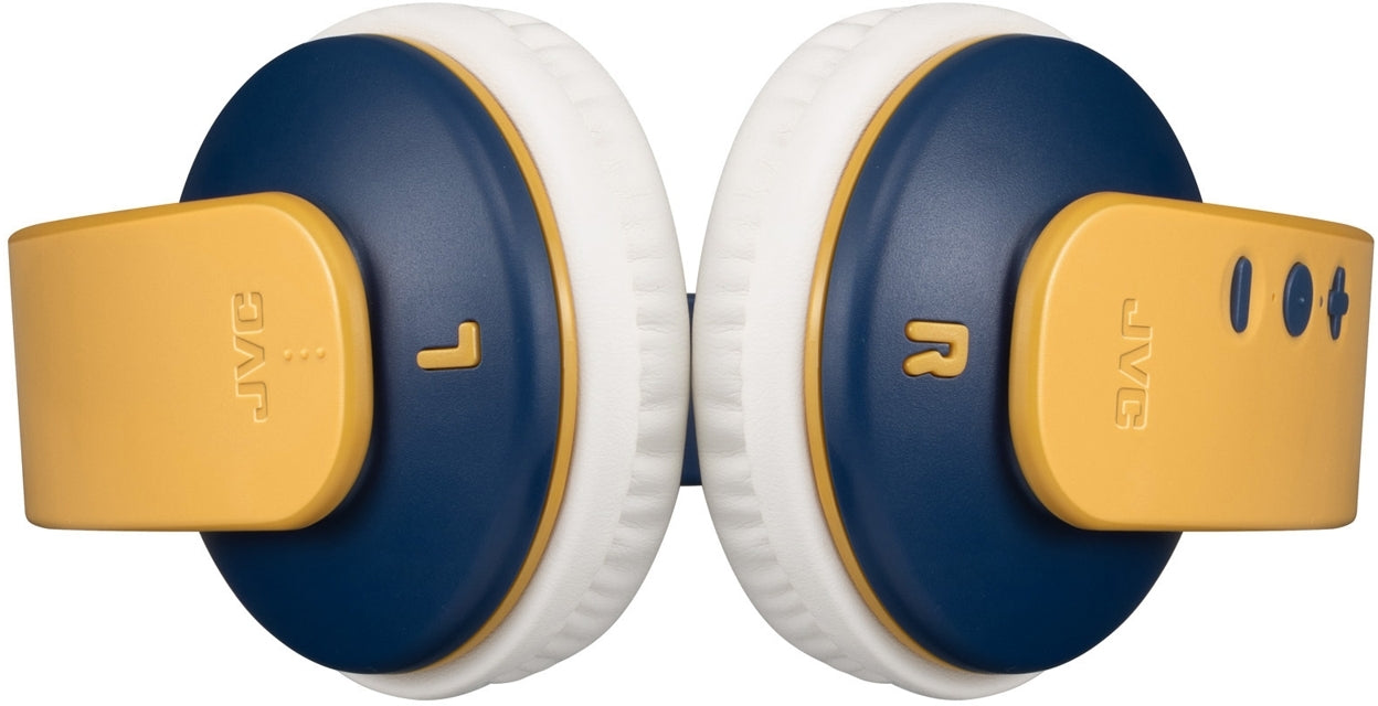 Jvc Ha-Kd10W Jvc Kids Tinyphones Wireless Headphone Yellow/Blue
