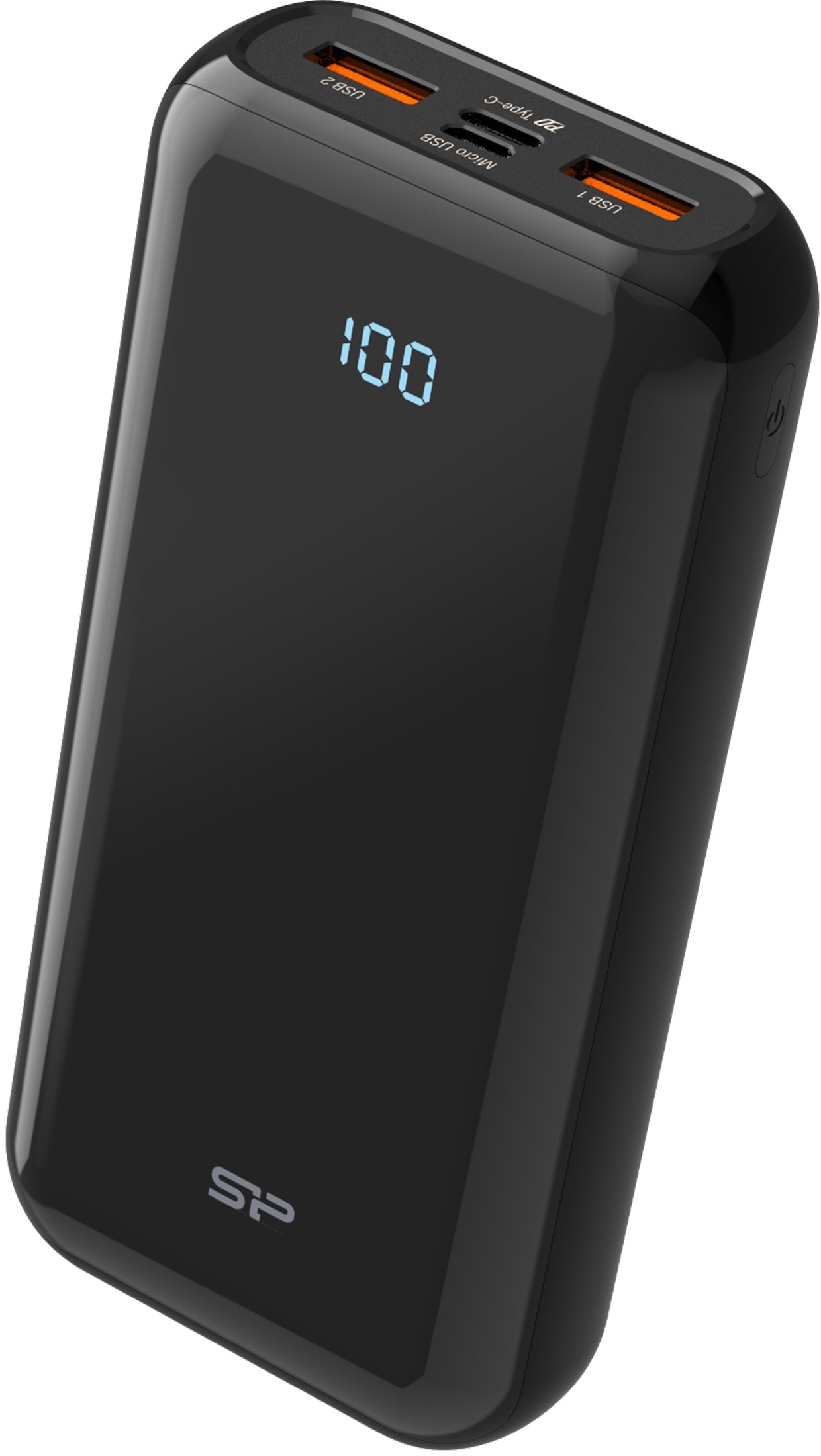Silicon Power Qs28 Fast Charging 18W Pd Powerbank 20000 Mah Black