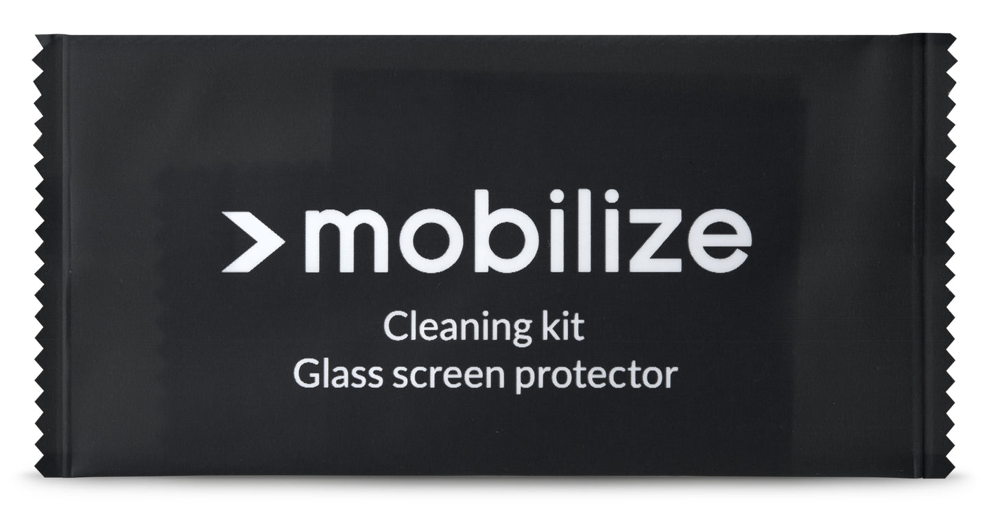 Mobilize Edge-To-Edge Glass Screen Protector Samsung Galaxy S22 Ultra 5G Black Edge Glue