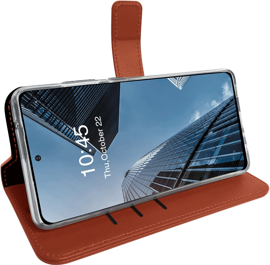 Valenta Book Case Gel Skin Samsung Galaxy S22+ 5G Brown