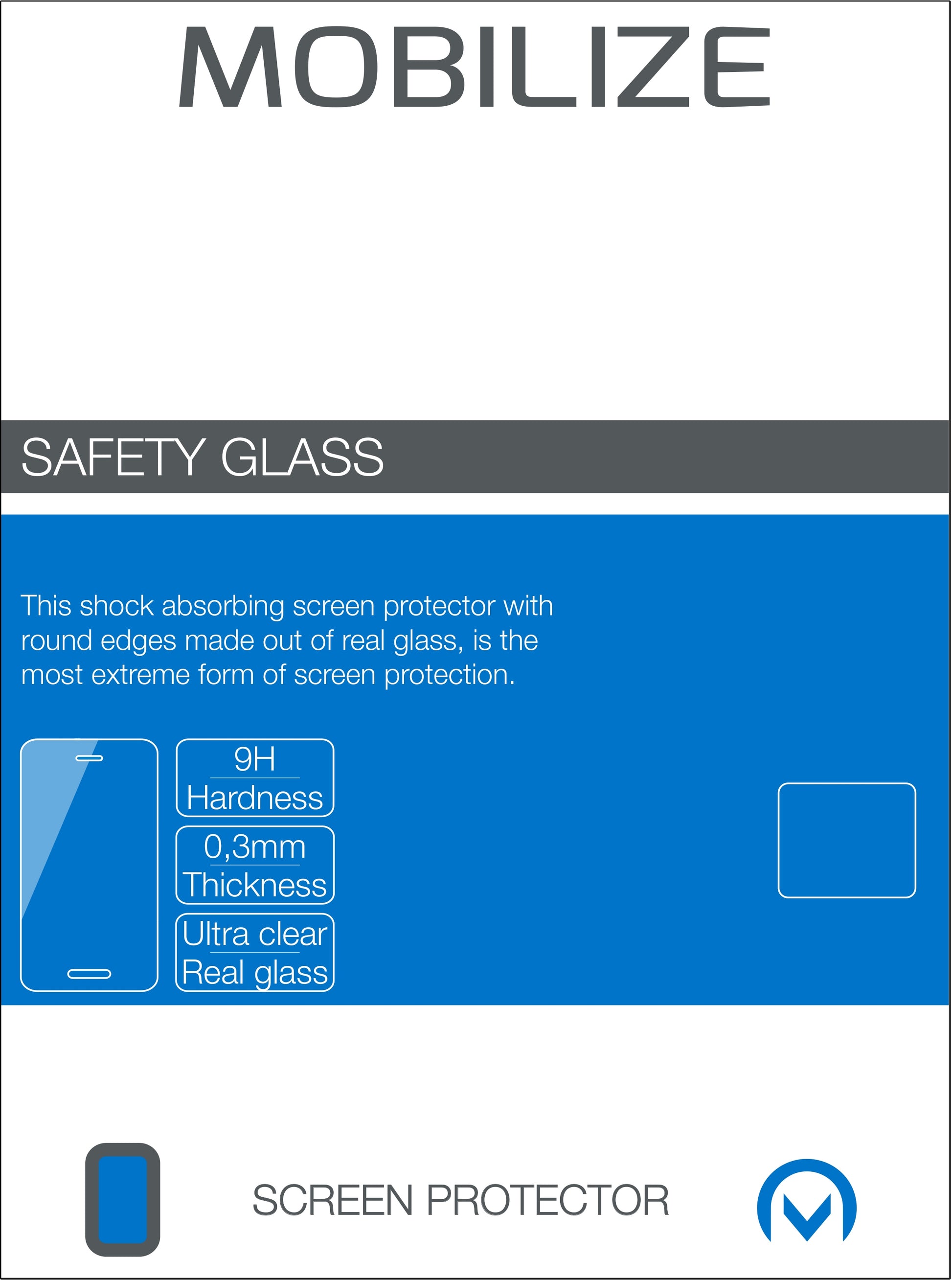 Mobilize Glass Screen Protector Samsung Galaxy Tab S7+/S8+/S9+/S10+ 12.4