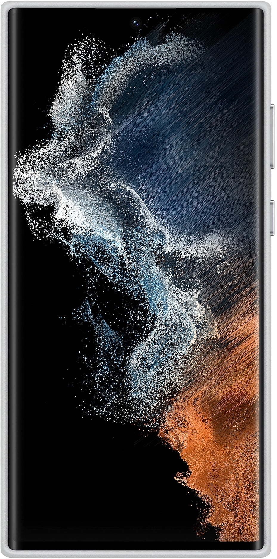 Samsung Ef-Vs908Ljegww Samsung Leather Cover Galaxy S22 Ultra 5G Light Grey