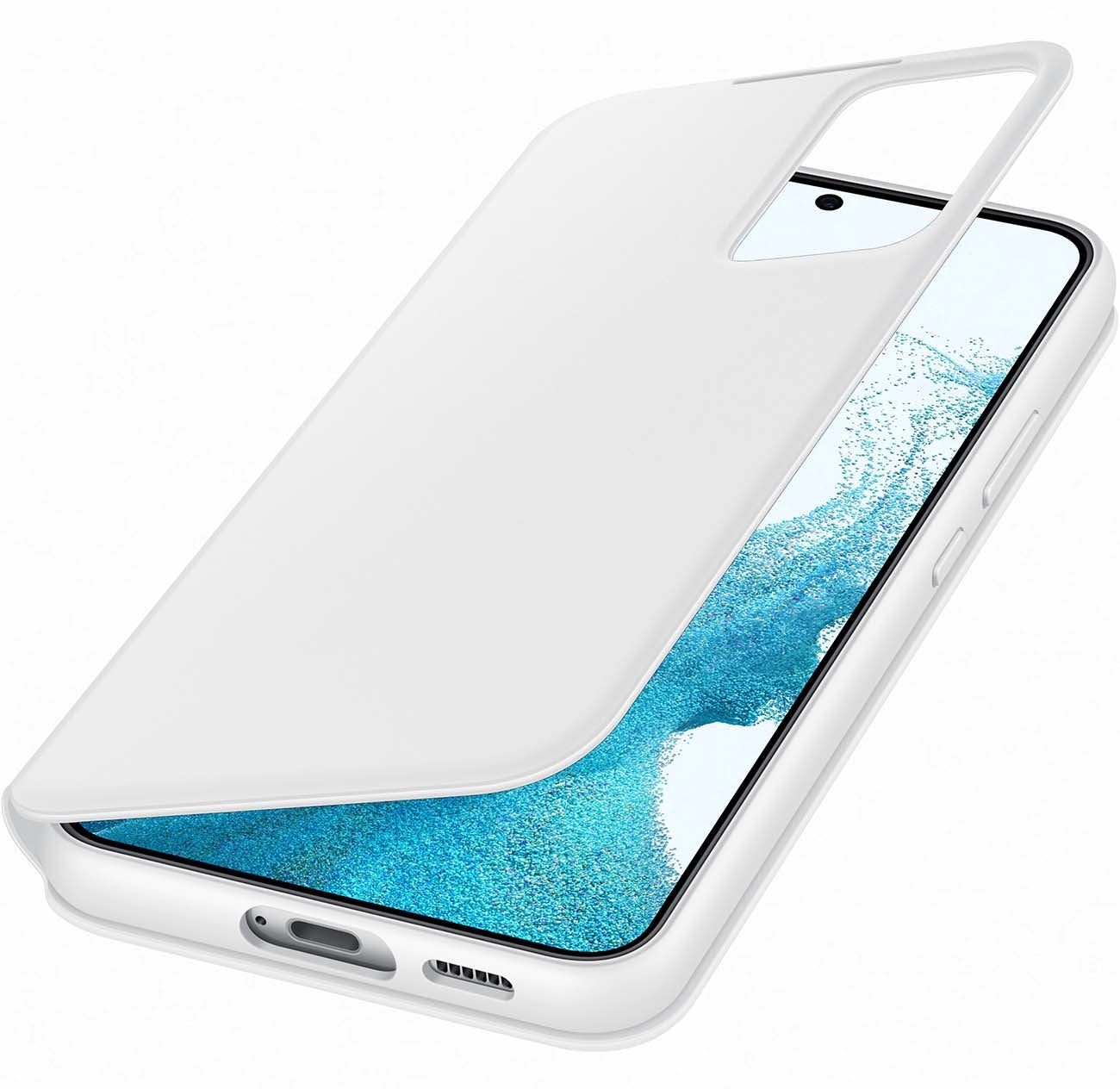 Samsung Ef-Zs906Cwegee Samsung Smart Clear View Cover Galaxy S22+ 5G White