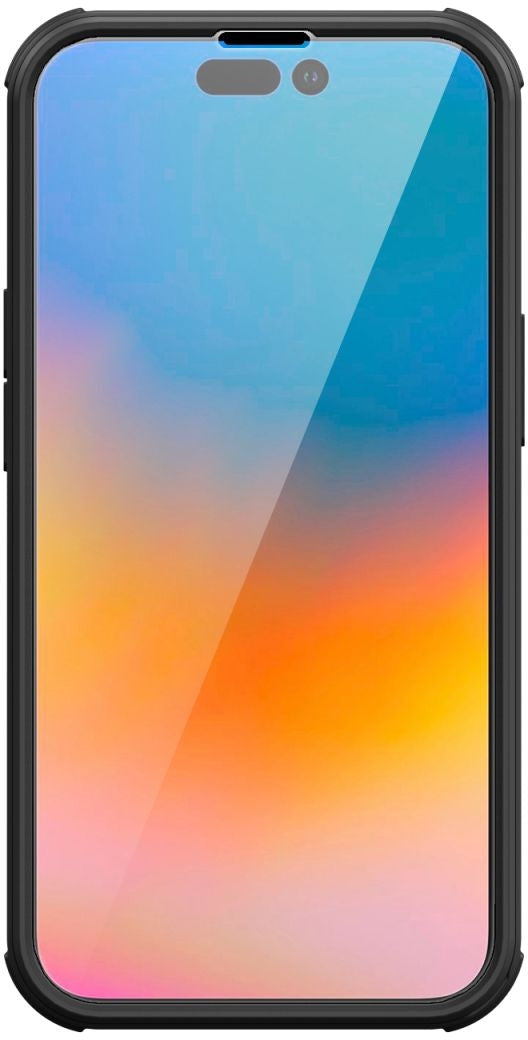 Valenta Tempered Glass Full Cover Magsafe Bumper Case Apple Iphone 14 Pro Max Black