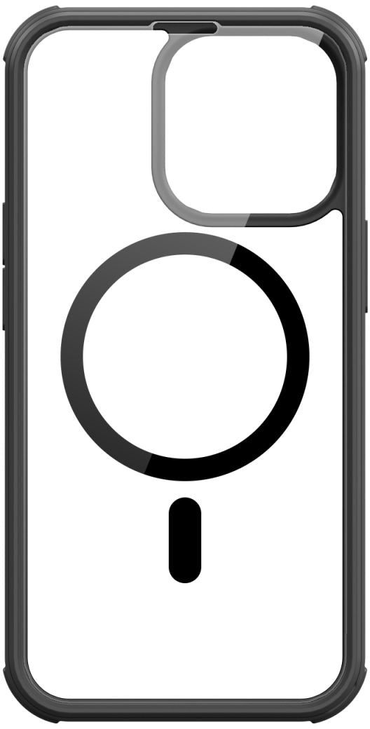 Valenta Tempered Glass Full Cover Magsafe Bumper Case Apple Iphone 14 Pro Max Black