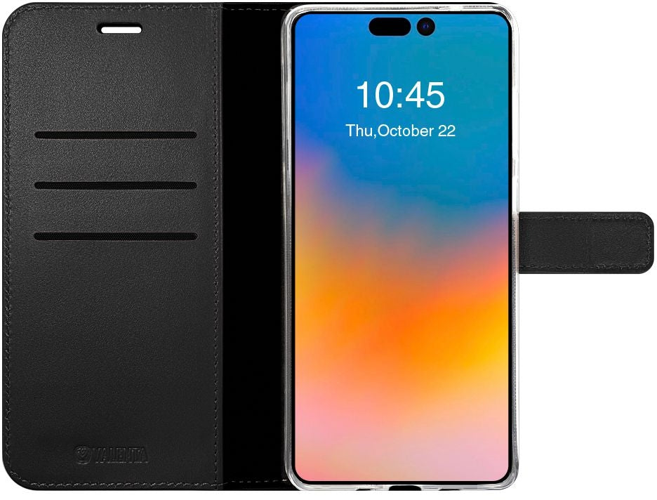 Valenta Book Case Gel Skin Apple Iphone 14 Pro Black