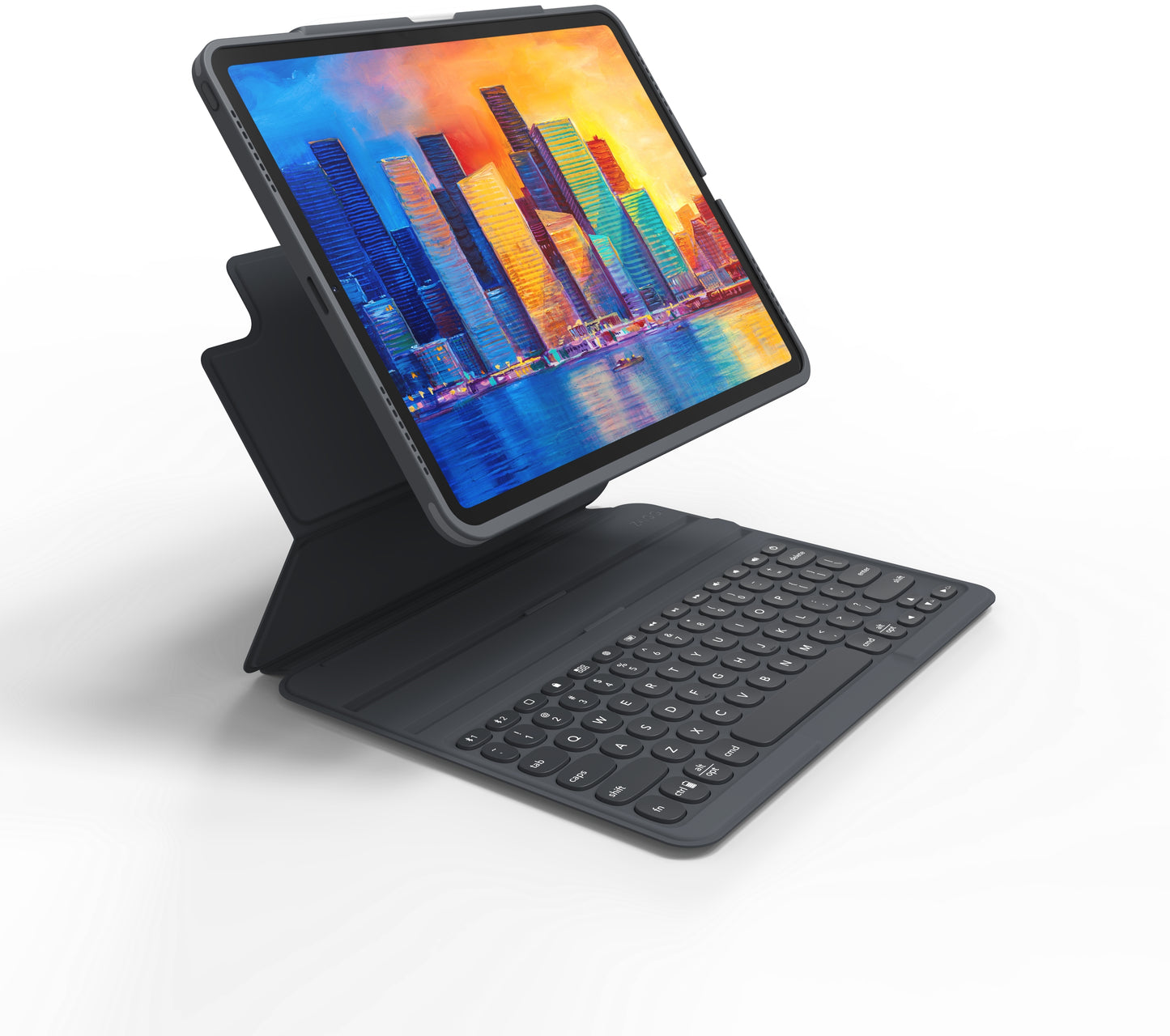 Zagg Pro Keys Bluetooth Keyboard Case For Apple Ipad Pro 12.9 (2018/2020/2021) Azerty Black