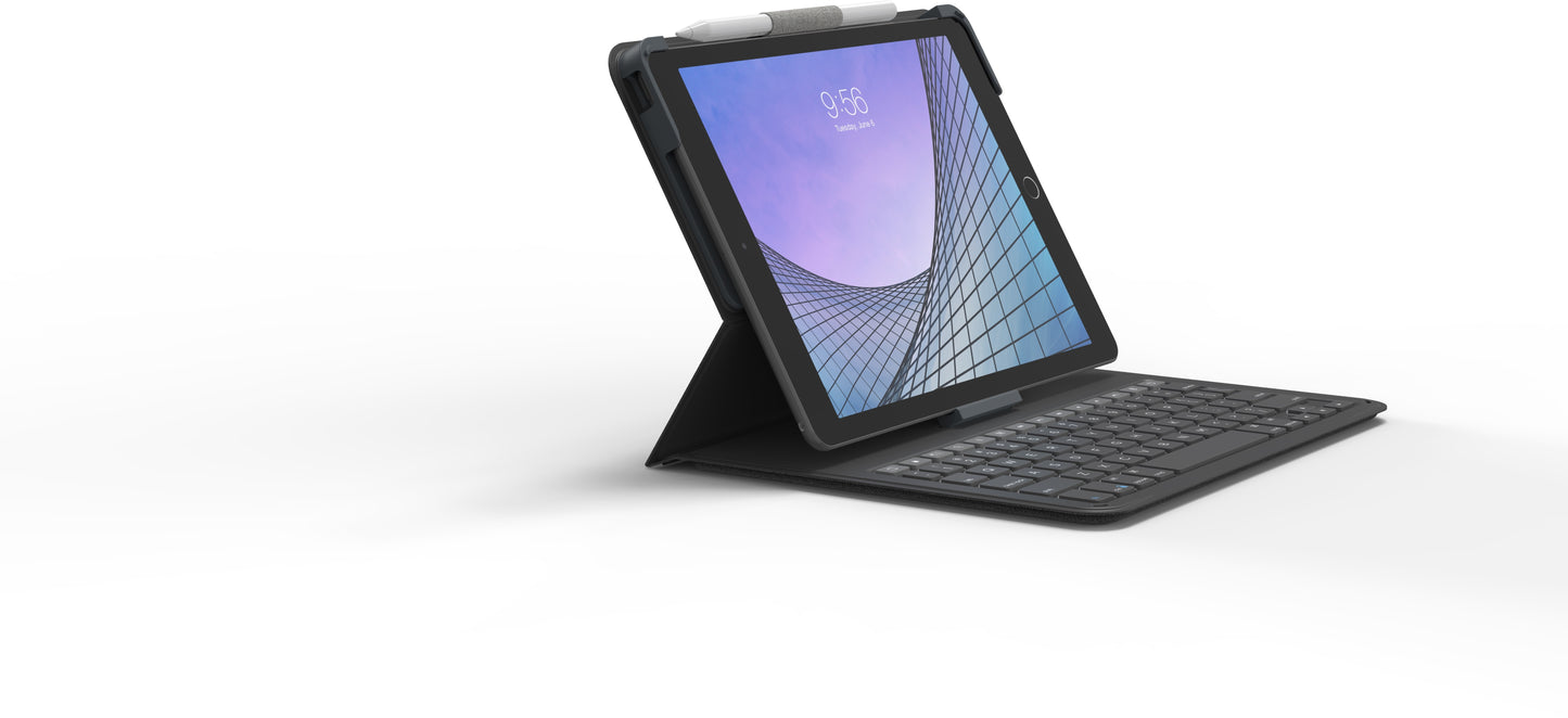 Zagg Messenger Folio 2 Bluetooth Keyboard Case For Apple Ipad 10.2/Pro/Air 10.5 Serie Azerty Black